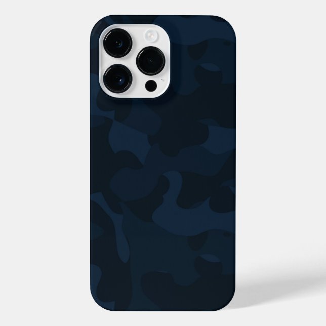 Dark Blue Camo Abstract (Verso)