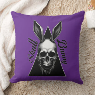 Dark Bunny – Gothic Easter Art - almofada