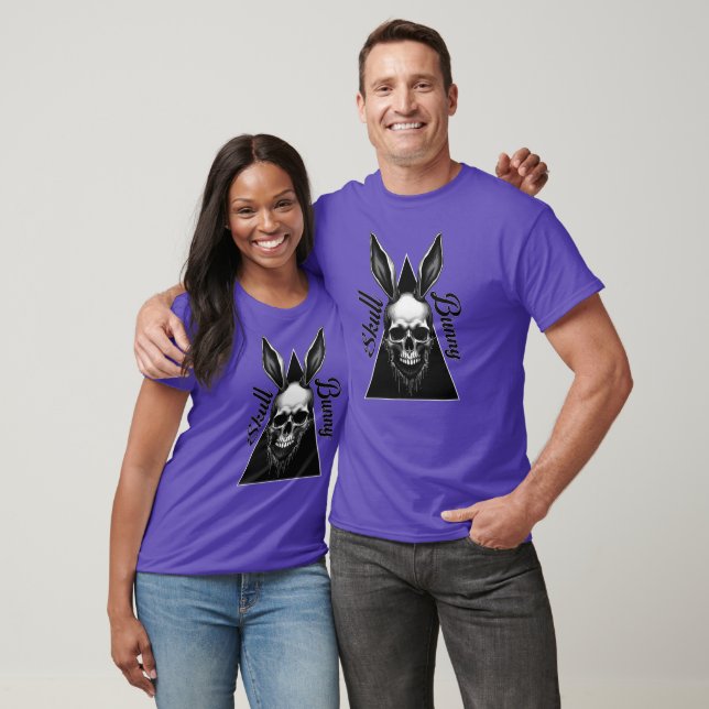 Dark Bunny – Gothic Easter Art - camiseta (Unissex)