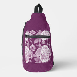 DARK BURGUNDY E FLORES DE MÃO BRANCA