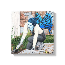 Dark Fairy Gardener Fantasy Art Canvas