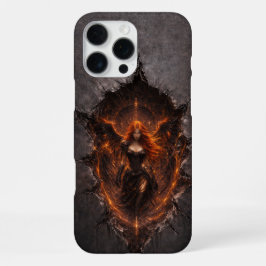 Dark Fire Angel iPhone 16 Pro Max Case