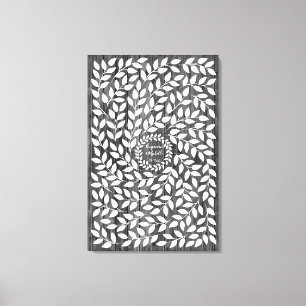 Dark Laurel - 250 Signature Canvas Guest Book