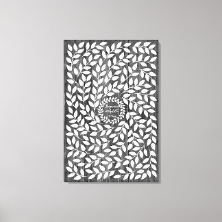 Dark Laurel - 250 Signature Canvas Guest Book