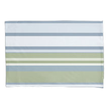 Dark Pastel Blue and Spring Rain Stripes