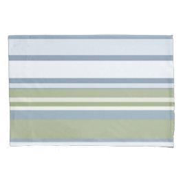 Dark Pastel Blue and Spring Rain Stripes