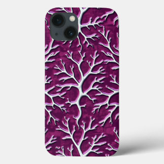 Dark Purple Branch iPhone Case Artistic Style