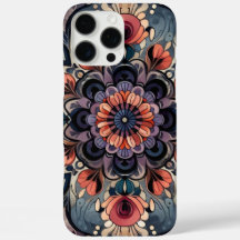 Dark Romance Burgundy Art Deco Floral Summer