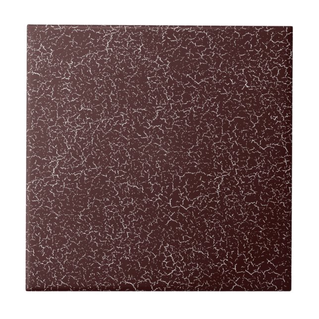Dark Siena Burgundy Crackle Glaze Solid Colour (Frente)