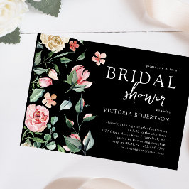 Dark Spring Floral | Convite de Chá de Noiva Botân