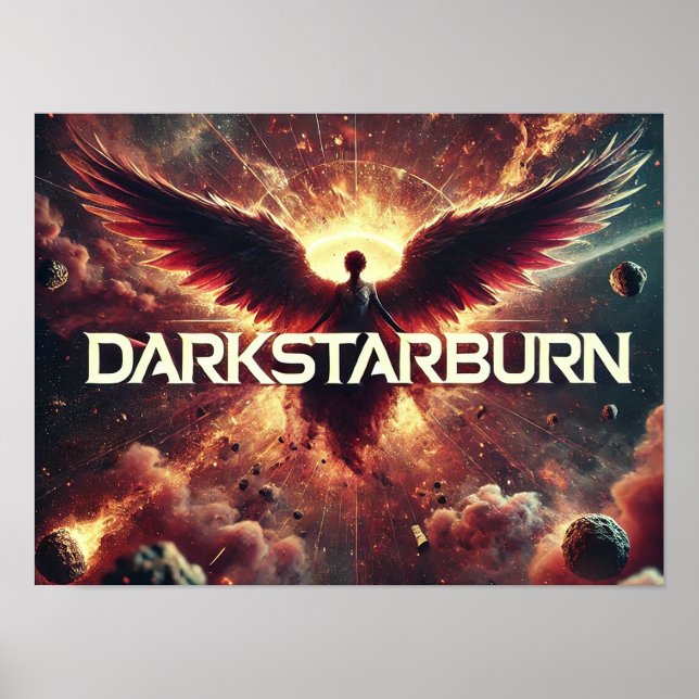 DarkStarBurn - Poster de Anjo Escuro (Frente)