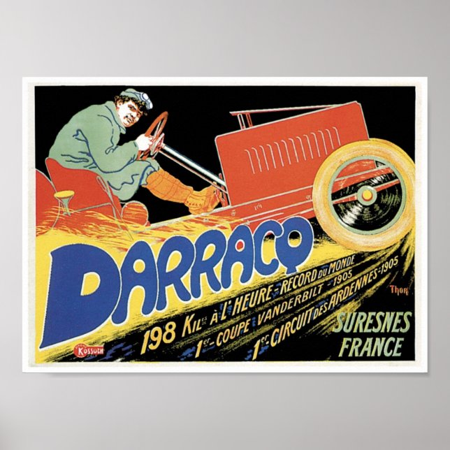Darraco Automobile Poster (Frente)