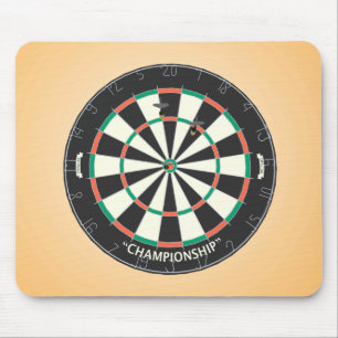 Dartboard & dardos: modelo 3D: Mousepad