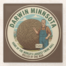Darwin, Minnesota Twine Ball Coaster Souvenir Gift