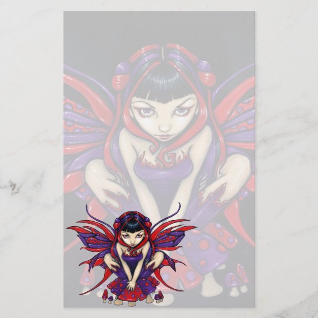 Das "artigos de papelaria da fada do cogumelo (Frente)