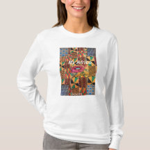 DASCOTT Minha África, camiseta branca de manga com