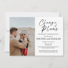 Data da Alteração de Casamento Reprogramada Modern