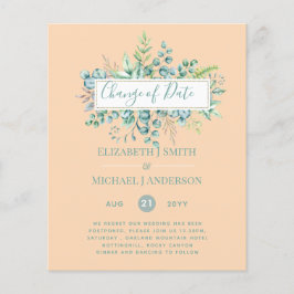 Data da Alteração do Evento Verde Eucalyptus