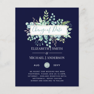 Data da Alteração do Evento Verde Eucalyptus