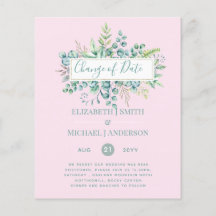 Data da Alteração do Evento Verde Eucalyptus