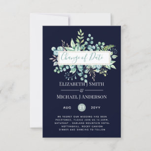 Data da Alteração do Evento Verde Eucalyptus