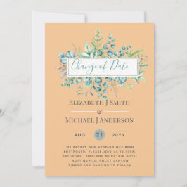 Data da Alteração do Evento Verde Eucalyptus