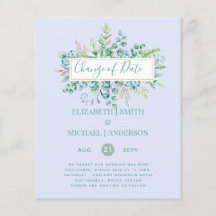 Data da Alteração do Evento Verde Eucalyptus