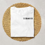 Data de Aniversário de Aniversário Numerário Roman<br><div class="desc">Numeral Romano Aniversário Data Aniversário Personalizado Bordado T-Shirt</div>