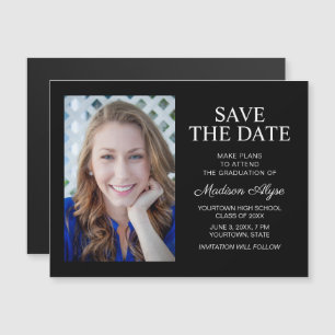 Data de salvamento da classe de fotos preta da gra