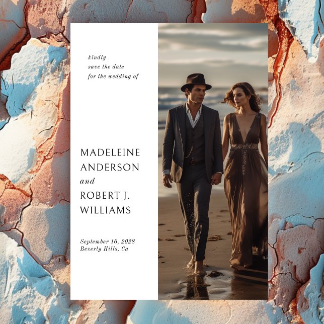 Data de Salvamento do Casamento do Modelo de Foto  (Criador carregado)