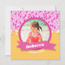 Data de Verão Personalizada Personalizada do Waffl