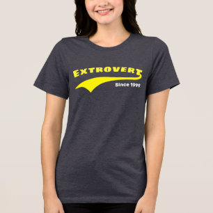 Data extrovertida amarela do costume do Swoosh da