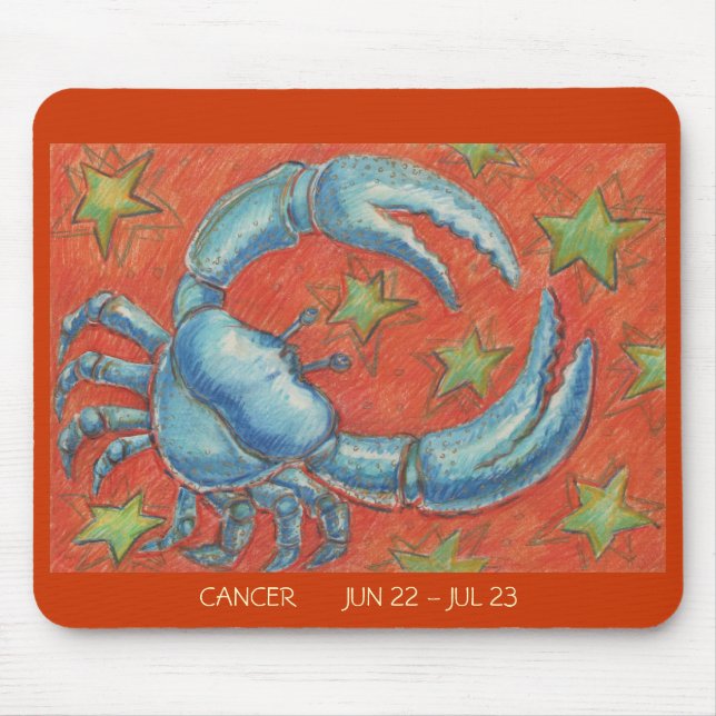 Datas do mousepad do Cancer zodiac (Frente)