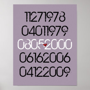 Datas Especiais Distintas Poster