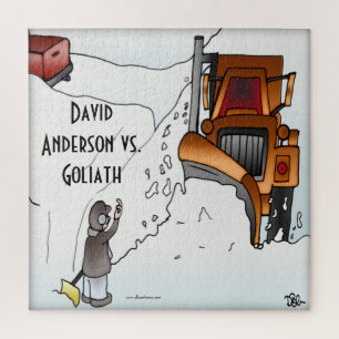 David Anderson vs. Golias 20 x 20 Quebra-cabeça de