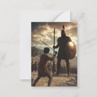 David vs Golias: Cartão (dentro de vazio)