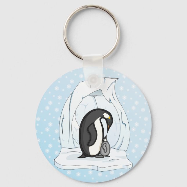 Davin e Annie, a Chaveiro dos Pinguins (Frente)