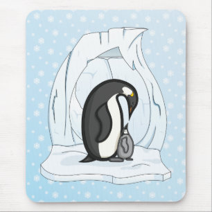 Davin e Annie, o Pinguins Mousepad