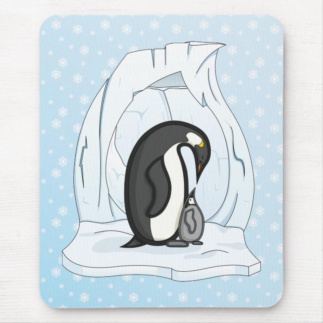 Davin e Annie, o Pinguins Mousepad (Frente)