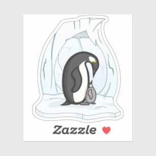 Davin e Annie os Pingüins Contorno Adesivo
