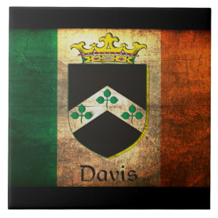 Davis Crest Irish Flag