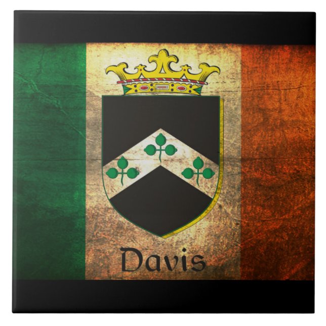 Davis Crest Irish Flag (Frente)