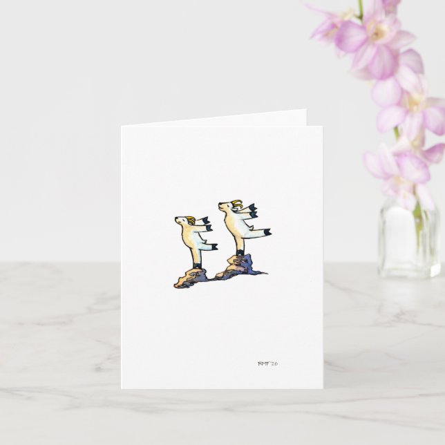 "Dawn Dance", cartão de saudação de vazio (Orquídea)