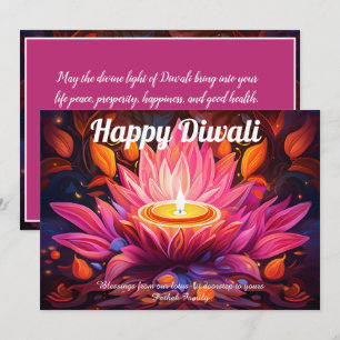 Dawn do Cartão Diya Diwali