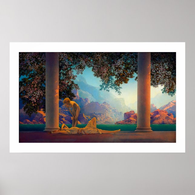 DAYBREAK Maxfield Parrish 1922 ... 2022 Poster (Frente)