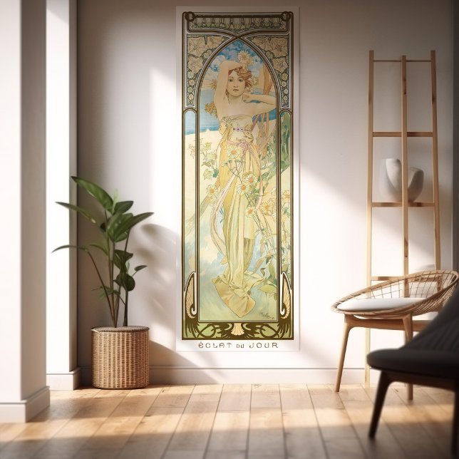 Daytime Dash Art Nouveau Poster Set 2/4 de Mucha (Criador carregado)