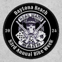 Daytona Beach 83.º Bike Week Anual 2024 Skull
