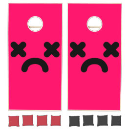 Dazed Sad Face Pink