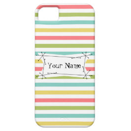 Dazzle Stripe Name Classic capas de iphone vertica