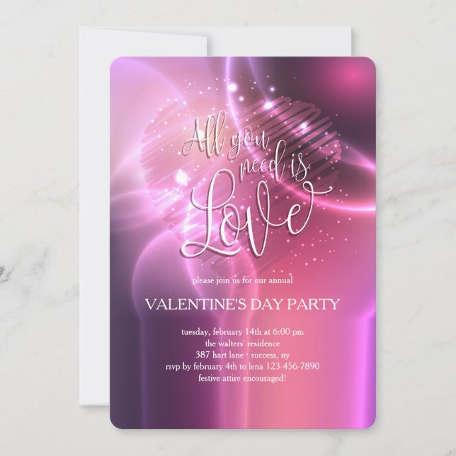 Dazzling Tudo O Que Precisa É Convite De Amor (Frente)